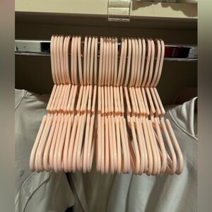 Baby pink kid hangers (30 total)